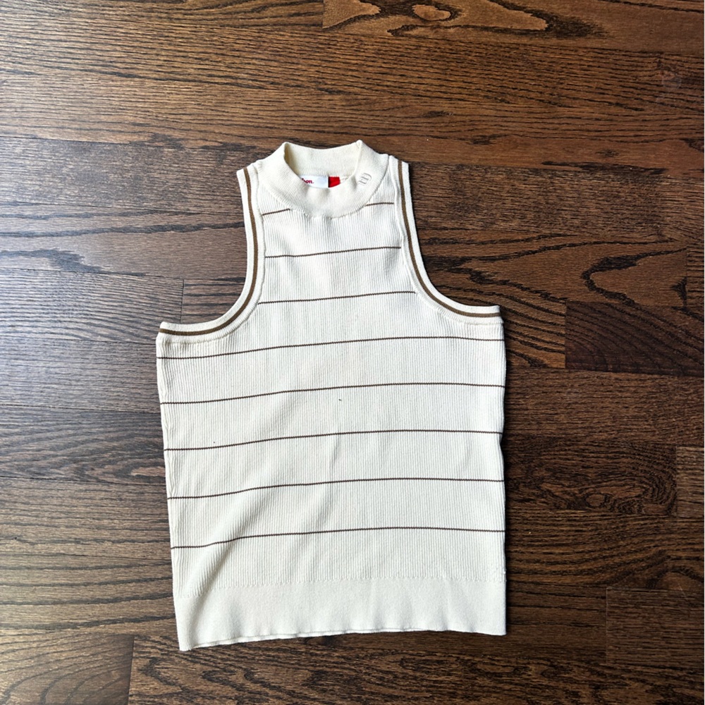 Wilson Cream Ribbed Top